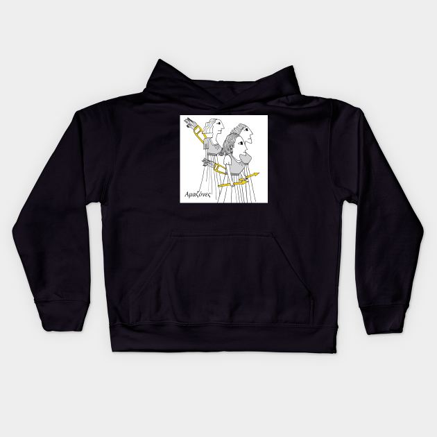 Amazons Kids Hoodie by ruta13art